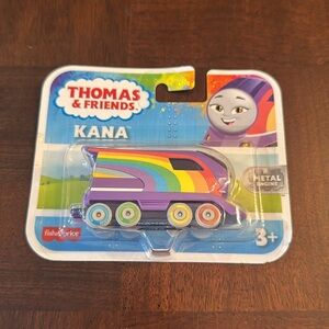 Metal Thomas & Friends Kana Engine by Fisher Price Train Toy Rainbow Colorful